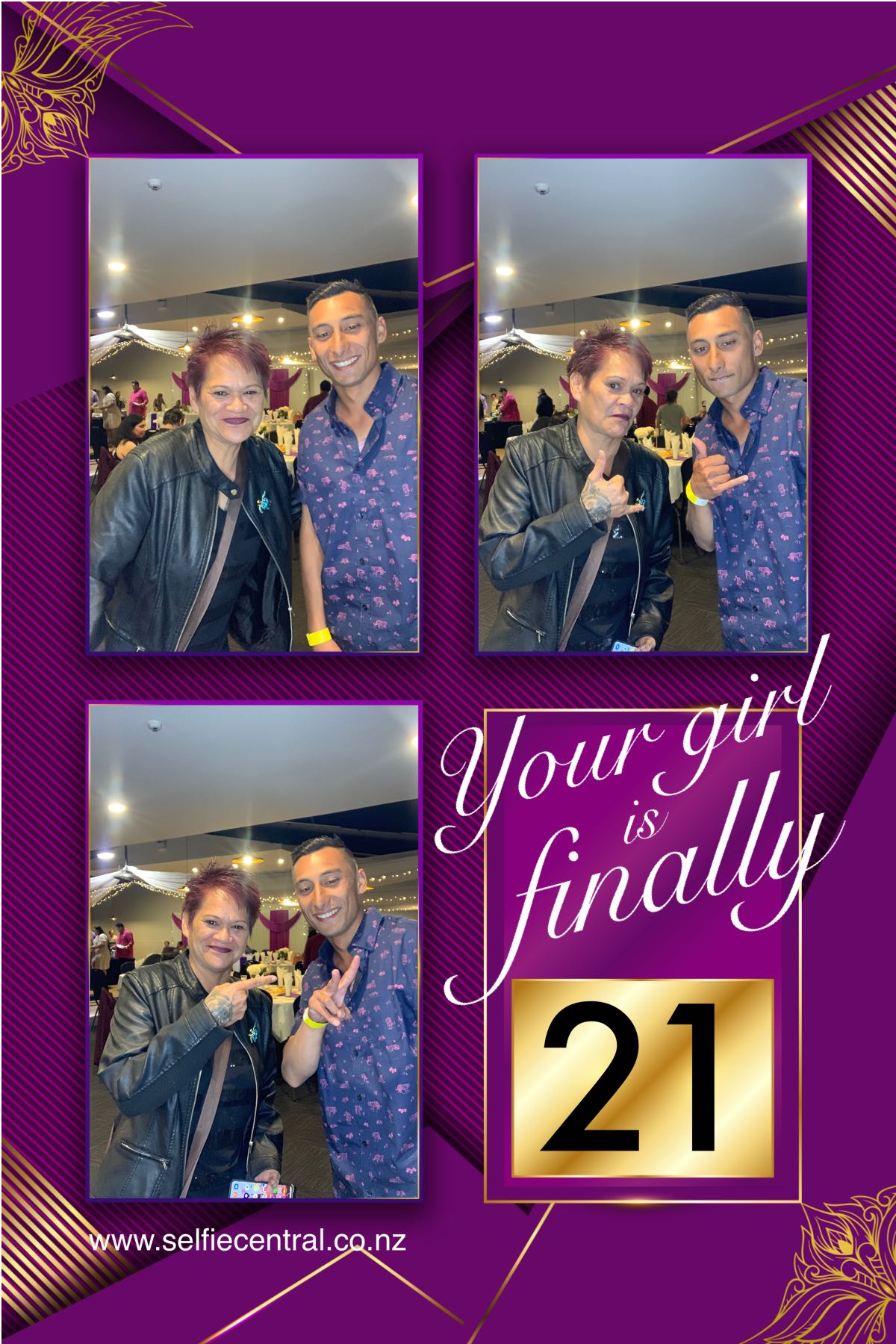 Your girl is finally 21 | View more photos from the event at gallery.photobooth.co.nz/u/SelfieCentral/Your-girl-is-finally-21